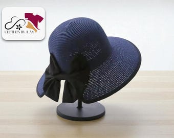 Vintage Comhats Womens Foldable Wide Brim Floppy Summer Sun Beach Straw Hat 1996 Vintage Comhats Womens Foldable Wide Brim Floppy Summer Sun  main image 3