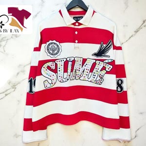 Blusa grande com estampa de letras | Camiseta de manga comprida streetwear | Camisa com estampa hip hop | Pulôver retrô com caimento solto | Estilo casual urbano