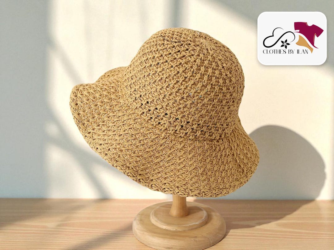 Foldable Wide Brim Sun Hat: Summer Beach Travel Accessory - Etsy display picture 1