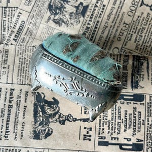Vintage Pincushion Silvertone