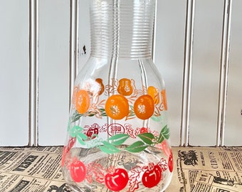 Vintage Juice Bottle Carafe