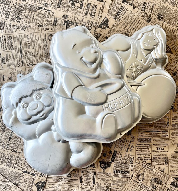 Vintage Wilton Cake Pans Winnie The Pooh, Popple, He Man
