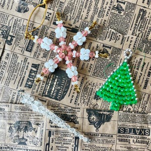 Vintage Beaded Christmas Ornaments