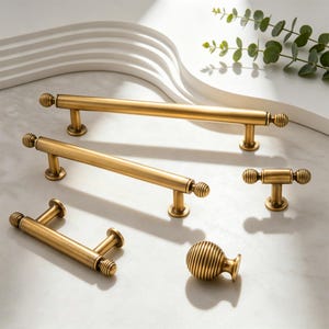 Antiek koperen kast kogelgrepen, lades dressoir knoppen handgrepen, landelijke keukenkastgrepen, kleerkast pulls/kogelknoppen
