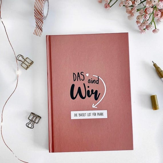 Bucket List Buch für Paare mit 160 Aufgaben für gemeinsame Erlebnisse & Abenteuer I Geschenk für Partner und Partnerin I Beziehungsbuch