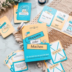 Kartenspiel Plappern oder Machen | Wahrheit oder Pflicht Spiel | für Kinder und Jugendliche