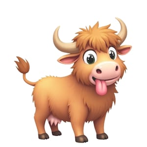 Funny highland cow Png  highland cow design for t shirts baby highland cow cow clipart png  Cute Cow Clipart  Instant Digital Download