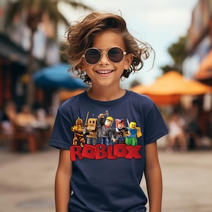 Roblox T-shirt, Roblox Shirt, Roblox Youth Tee, Roblox Birthday Gift, Roblox Birthday T-shirt, Roblox Lover T-shirt