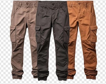 Spodnie cargo męskie | Spodnie robocze z kieszeniami | Swobodna odzież uliczna | Taktyczna odzież robocza | Luźny krój