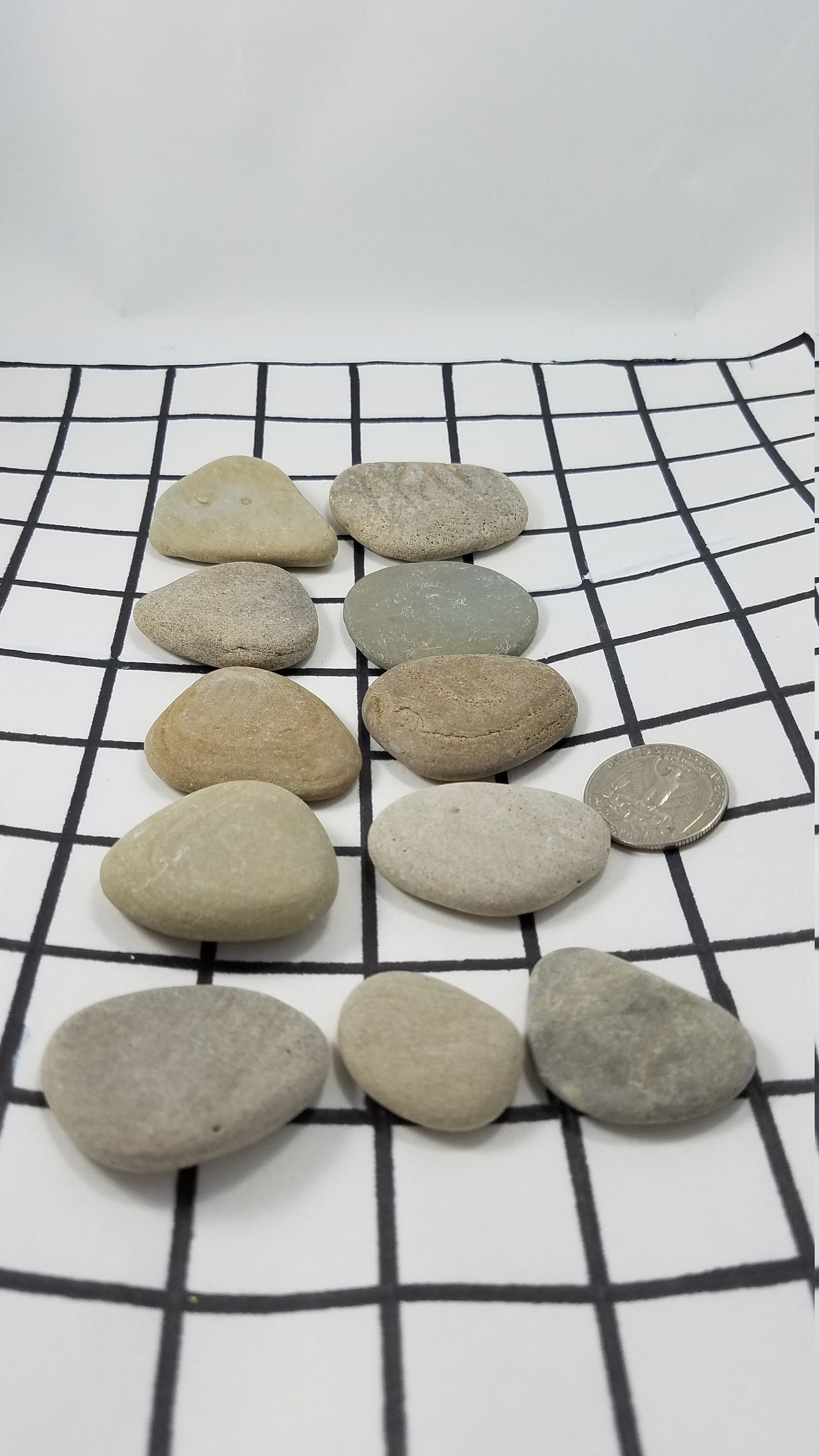 Cairns de piedra 11 piedras Rocas de playa planas/ | Etsy