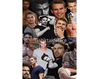 Theo James Photo Collage 2 Matte Vertical Poster | Theo James Photo Collage 2 Matte Poster | Theo James Photo Collage 2 Poster