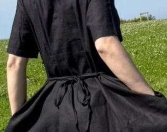 Linen  Shift Dress: Handmade Summer Casual Dress