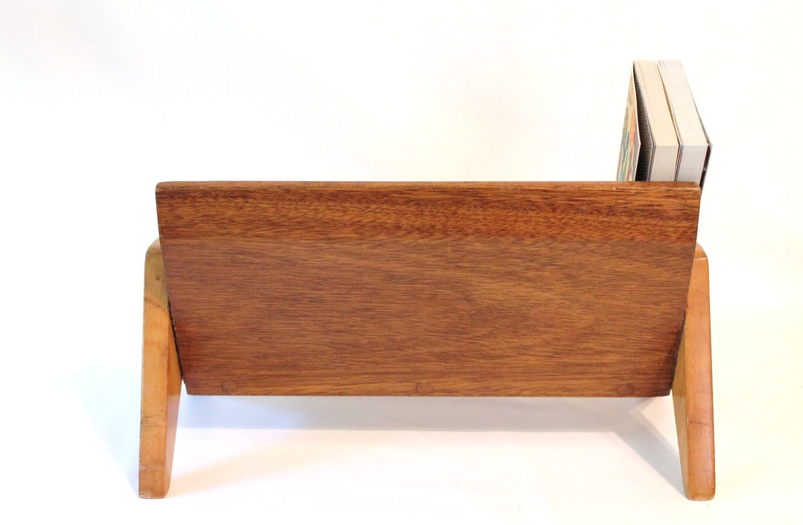 Mid Century Teak Desktop Bookshelf Etsy