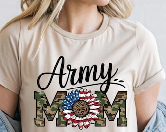 Proud Army Mom T-shirt, Trendy Army Mom Shirts, Soldier Mama Shirt, Army Family Shirts, USA Army Mom Shirt, Cute Military Mom Tee Shirts