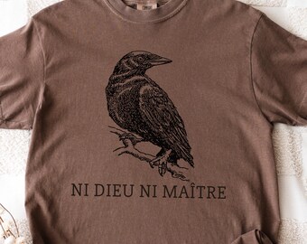 Comfort Colors® Ni Dieu Ni Maître T-shirt: Anti-Authoritarian Anarchist
