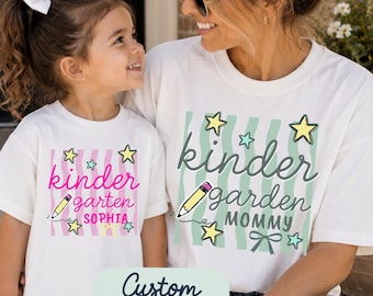 Custom Name Back To School Grade Shirt, Personalized Elementary Shirt, First Day Of School Shirt, Grade Level Team Tees