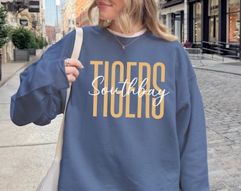 Custom School Spirit Sweatshirt, Personalized Mascot Hoodie, Teacher Shirt, Back To School Sweatshirt, Game Day Gift MAS04