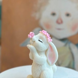 Handgemachte Fondant Hase Cake Topper Dekoration