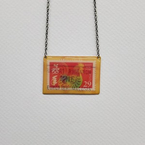 Chinesisches Neujahrsstempel Halskette