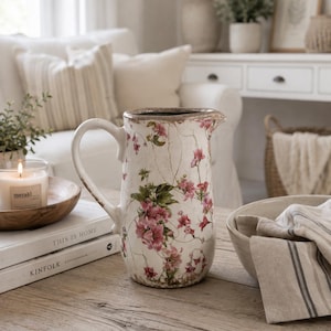 Meissen floral vase