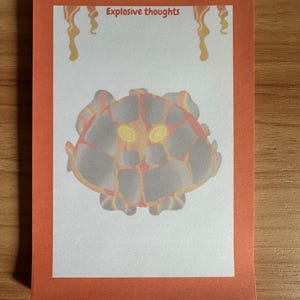 Character writing pad, Note pad, Note taking, Character illustration