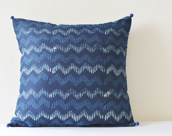Blue - Sanganeri Block Print Pillow Cover (Set of 2) 24