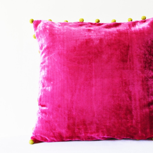 Fuchsia Pillow Cover Etsy