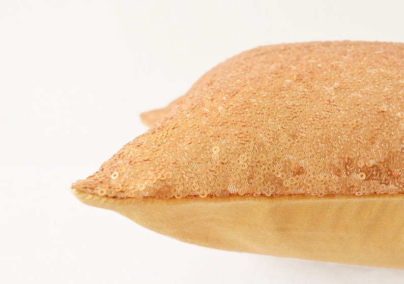 Rose Gold Pillow Cover Metallic Rose Gold Cushion Cover Etsy