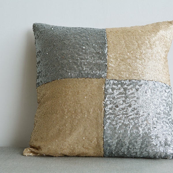Metallic Gold Pillow Etsy