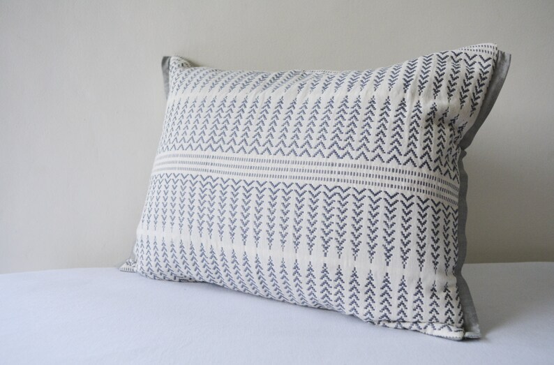 Silver Grey and White Jacquard Pillow Cover Jacquard Cushion Etsy