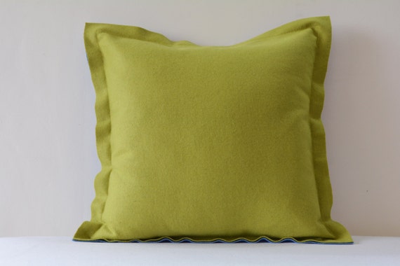 chartreuse cushion