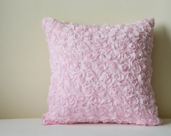 Pink clearance rose pillow