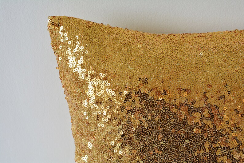 Shiny 24 Ct Gold Pillow Cover Metallic Gold Cushion Cover Etsy