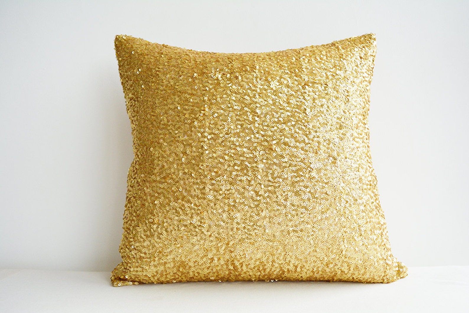 Bright and Shiny Gold Pillow Cover Christmas Gold Pillow Etsy