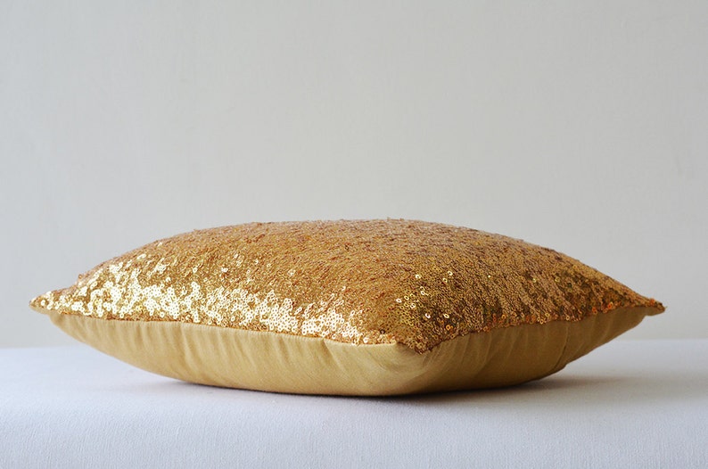 Shiny 24 Ct Gold Pillow Cover Metallic Gold Cushion Cover Etsy