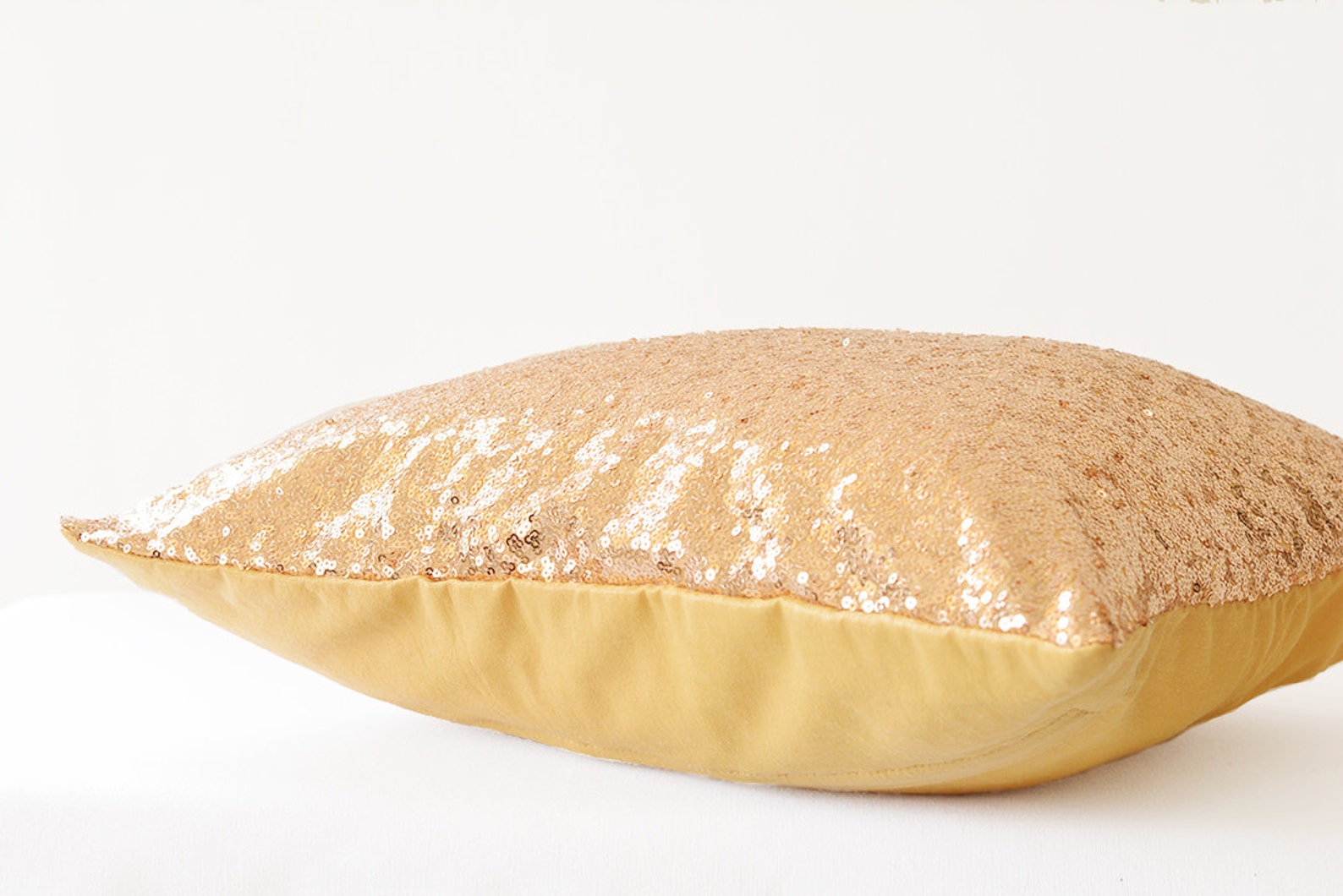 Gold Sequin Pillow Cover Metallic Gold Cushion Cover Etsy