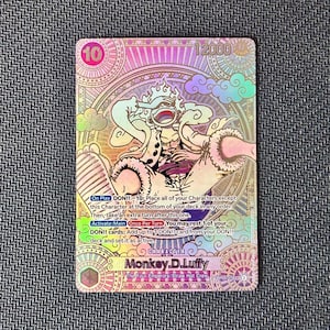 Luffy Gear 5 OP05-119 Gold Proxy Card – OP Textured Gold Holo