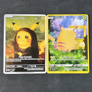 Mona lisa pikachu - Etsy 日本