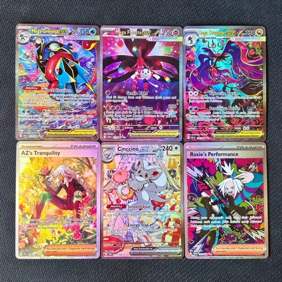 Chaos Rising SIR Proxy Set | 6 Cards | Mega Greninja Cinccino Ex