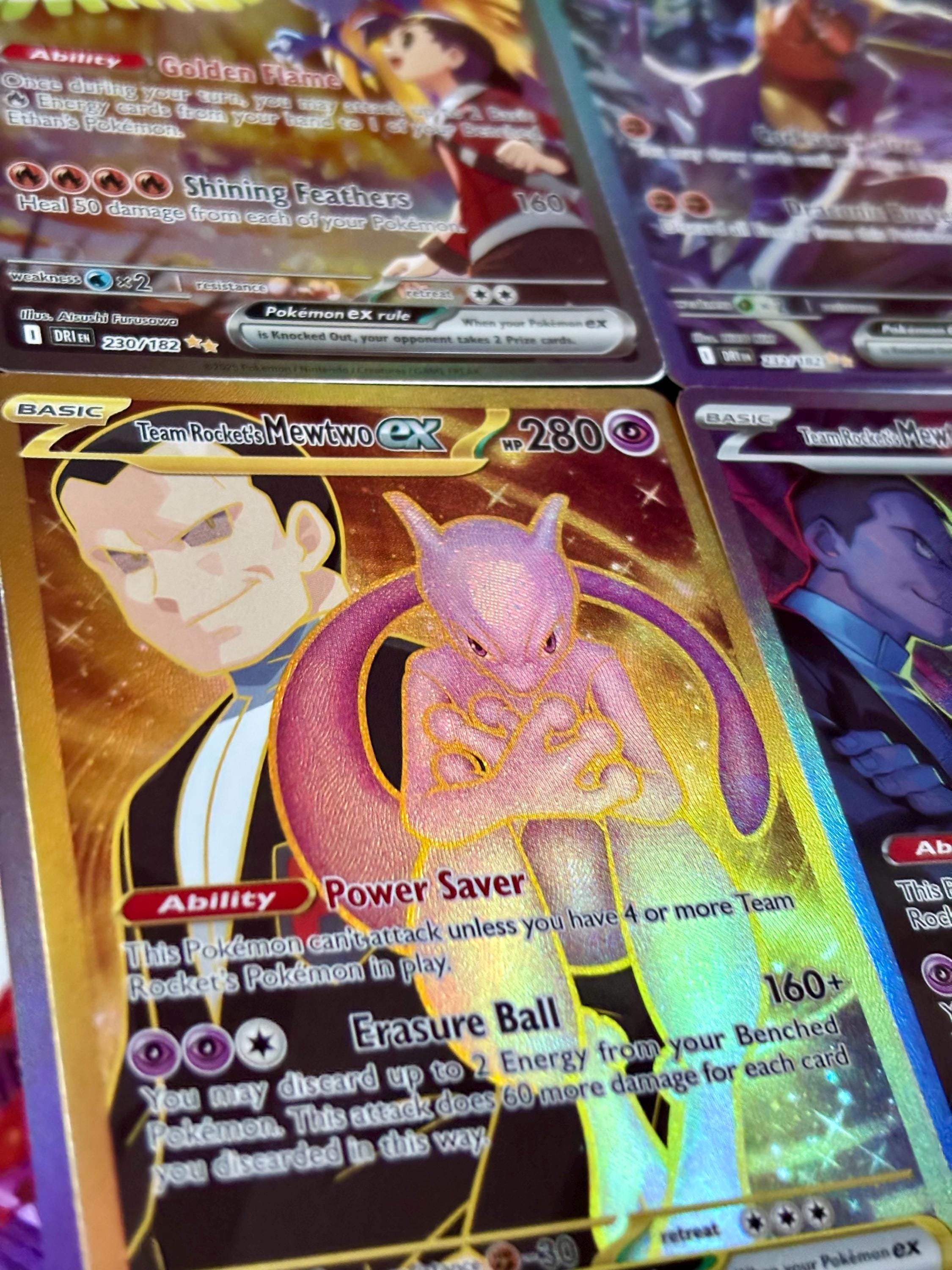 Rare Mewtwo Card - Etsy Sweden