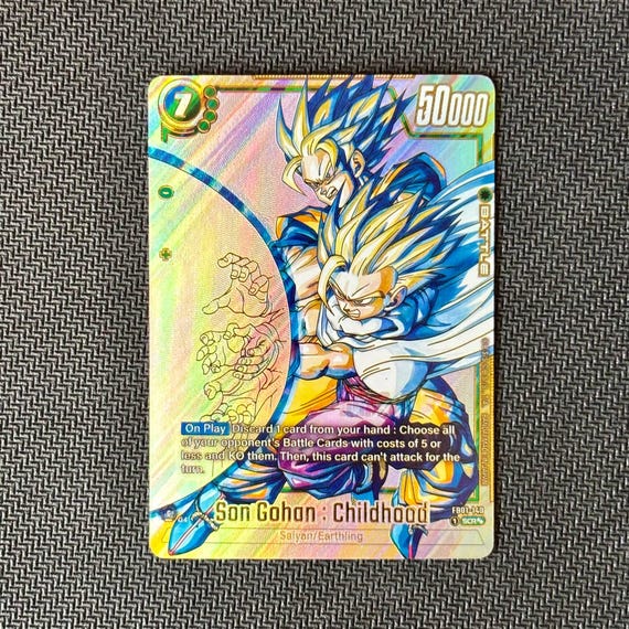 Son Gohan Childhood FB01-140 Dragon Ball Proxy Card | Textured