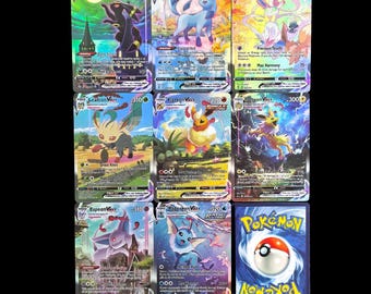 Proxy Umbreon V-MAX | Pakiet Eeveelutions vmax Sword&Shield (Evolving Skies) | Karty Pokémon | Niestandardowe błyszczące | Moonbreon