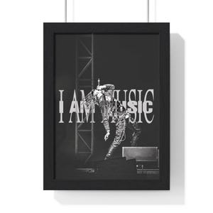 Ich bin Musik vertikal gerahmtes Poster | Playboi Carti Poster | ich bin Musik Poster | I AM MUSIC Poster
