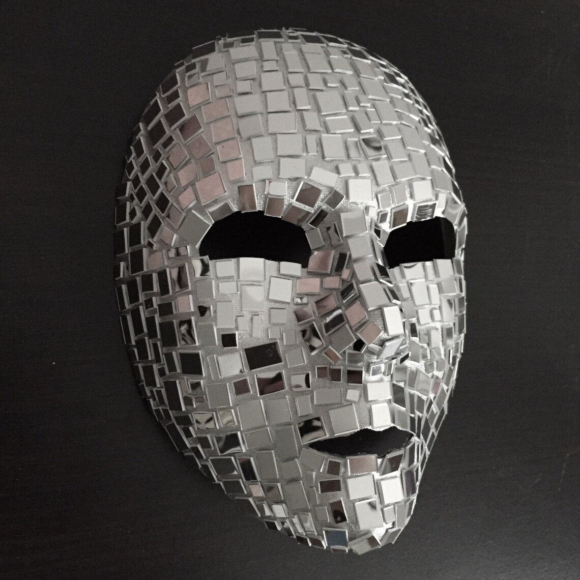 Mosaic Mirror Mask Full Face Etsy