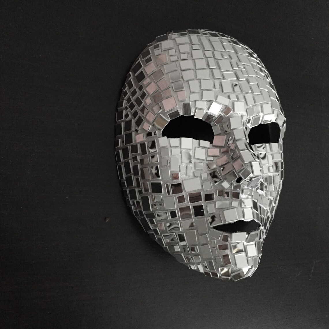 Mosaic Mirror Mask Full Face Etsy