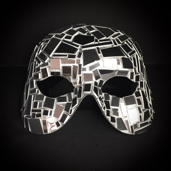 Shattered Mirror Cocktail Carnival Mask
