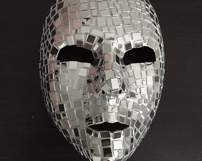 Mosaic Mirror Mask Full Face Etsy