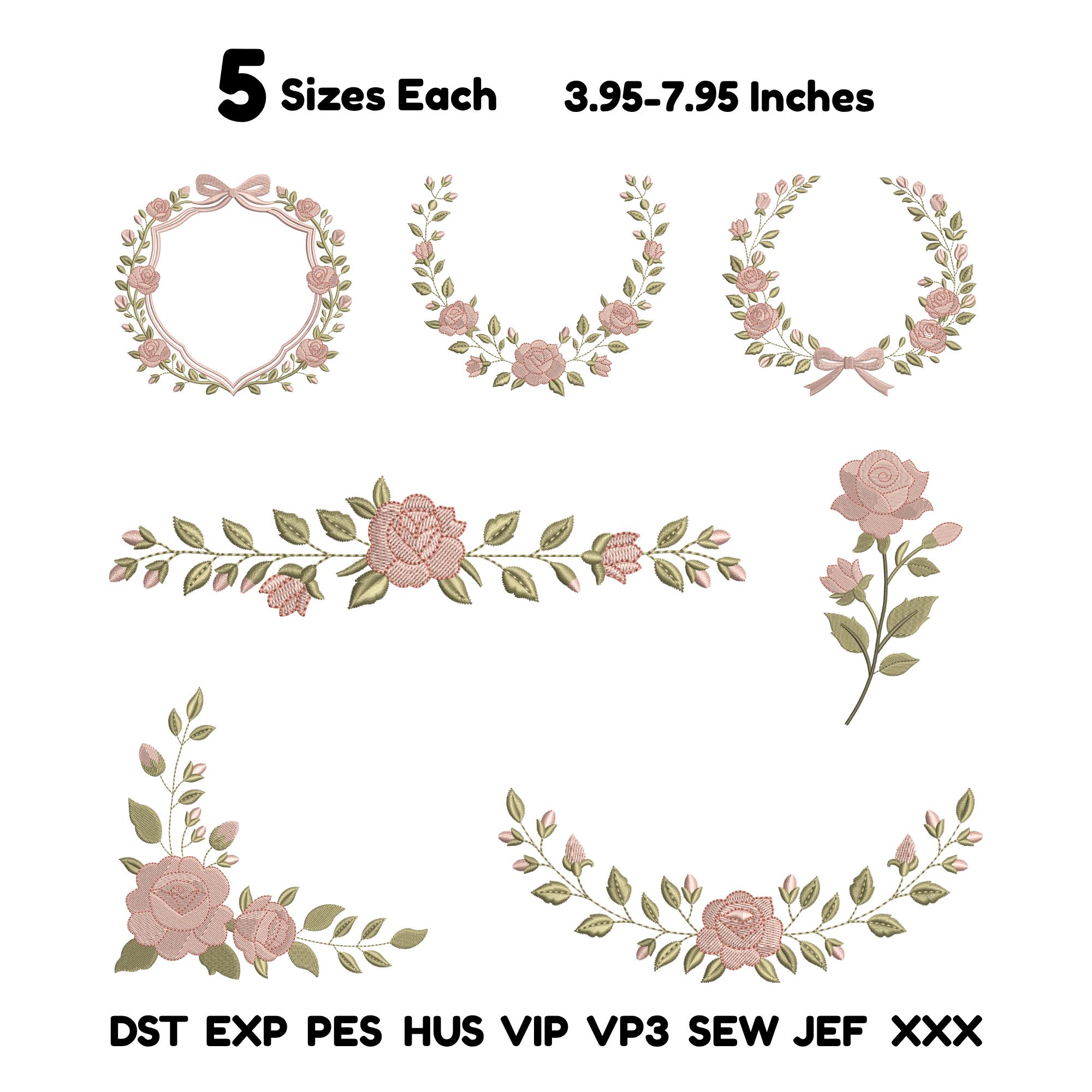 Vintage Flower Embroidery - Etsy