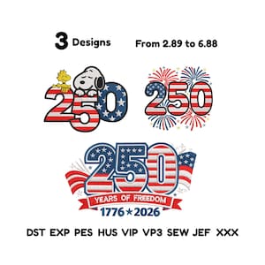 Maskinbroderifil för amerikanskt 250-årsjubileum med fyrverkerier, broderifil för 250 år av frihet, patriotisk maskinbroderi för den 4 juli