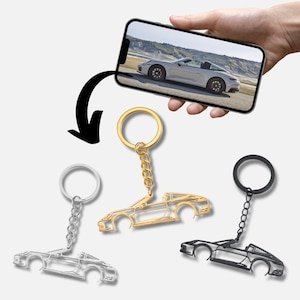 CarArtistry ご希望のブランド、モデル、年式でカスタムカーキーホルダー | 彼、旦那様、お父様、ボーイフレンドへのカスタムキーホルダー | 3色
